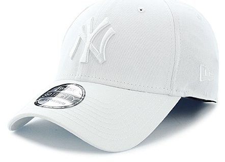 Casquette New Era 39Thirty New York Yankees White/White