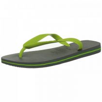 Tongs Havaianas Brasil Logo grey / lime