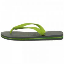 Tongs Havaianas Brasil Logo grey / lime