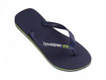 Tongs Havaianas Brasil Logo Navy